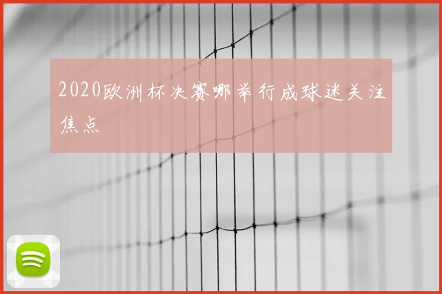 2020欧洲杯决赛哪举行成球迷关注焦点