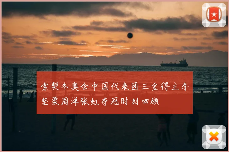 索契冬奥会中国代表团三金得主李坚柔周洋张虹夺冠时刻回顾